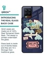 Shop The World Awaits Printed Premium Glass Cover for Realme 8 (Shock Proof, Lightweight)-Back