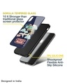 Shop The World Awaits Printed Silicon Glass Cover For iPhone 12 Pro (Light Weight, Impact Resistant)-Full