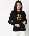 Shop The World Will Adjust Fleece Sweatshirt Black-Front