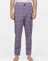 Shop Men's Star Fish Comfy Cotton Printed Pyjamas-Front