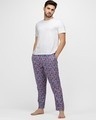 Shop Men's Star Fish Comfy Cotton Printed Pyjamas-Full