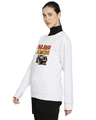 Shop Women's Ecru Melange Brown Munde   Gedi Sidhi Hollywood Sweatshirt-Design
