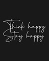 Shop Think Happy, Stay Happy Elbow Sleeve T-shirt-Full