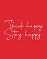 Shop Think Happy, Stay Happy Elbow Sleeve T-shirt-Full