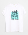 Shop Think Outside Half Sleeve T-Shirt-Front