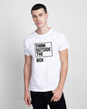 Shop Think Outside The Box Unisex Half Sleeve T-Shirt-Front