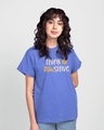 Shop Think Pawsitive Boyfriend T-Shirt-Front