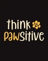 Shop Think Pawsitive Fleece Light Sweatshirt-Full