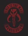 Shop This Is The Way Mandalorian Full Sleeve T-Shirt (SWL)-Full
