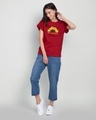 Shop This Too Shall Pass Boyfriend T-Shirt Bold Red-Design