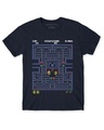 Shop Boys Blue Christmas Pacman Fever Graphic Printed T Shirt-Front
