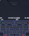 Shop Boys Blue Christmas Pacman Fever Graphic Printed T Shirt-Design