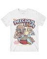 Shop Boys White Rings Loops Graphic Printed T Shirt-Front