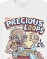 Shop Boys White Rings Loops Graphic Printed T Shirt-Design
