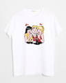 Shop Threesome Ice-cream Half Sleeve T-Shirt (ARL)-Front