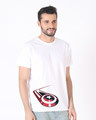Shop Throwing Shield Half Sleeve T-Shirt (AVL)-Design