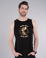 Shop Men's Black Thug Jerry (TJL) Graphic Printed Vest-Front