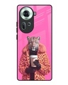 Shop Tiger In Winter Premium Glass Case for Oppo Reno11 5G(Shock Proof, Scratch Resistant)-Front