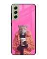 Shop Tiger In Winter Premium Glass Case for Samsung Galaxy S21 FE 5G (Shock Proof, Scratch Resistant)-Front