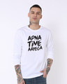 Shop Time Aayega Full Sleeve T-Shirt-Front