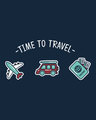 Shop Time To Travel Full Sleeve T-Shirt