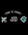 Shop Time To Travel Half Sleeve T-Shirt