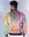 Shop Men's Pink & Blue All Over Printed Relaxed Fit Jacket-Full
