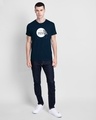 Shop To The Moon  Half Sleeve T-Shirt  (DL)-Full