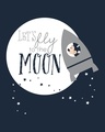 Shop To The Moon  Half Sleeve T-Shirt  (DL)