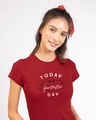 Shop Today Is A Fantastic Day Half Sleeve T-Shirt-Front
