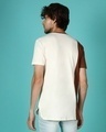 Shop Men's White & Brown Color Block T-shirt-Design