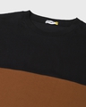 Shop Men's Brown & Black Color Block T-shirt