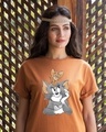 Shop Tom And Jerry Boyfriend T-Shirt (TJL)-Front