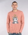 Shop Tom And Jerry Full Sleeve T-Shirt (TJL)-Front