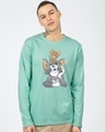Shop Tom And Jerry Full Sleeve T-Shirt (TJL)-Front
