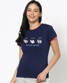 Shop Tom & Jerry Varsity Half Sleeve T-shirt-Front