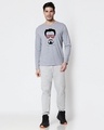 Shop Tony Stark Silhouette Full Sleeve T-Shirt (AVL) Anthra Melange-Design
