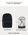 Shop Unisex Black Tony Stark Small Backpack
