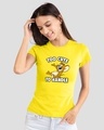 Shop Too Cute Jerry Half Sleeve T-Shirt (TJL) Pineapple Yellow-Front