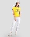 Shop Too Cute Jerry Half Sleeve T-Shirt (TJL) Pineapple Yellow-Design