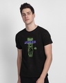 Shop Torn Joker Half Sleeve T-Shirt (BML)-Front