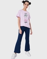 Shop Women's Purple Totally Koalified Graphic Printed Boyfriend T-shirt-Design