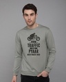 Shop Traffic Aur Pyaar Fleece Light Sweatshirt-Front