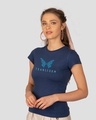Shop Transform Butterfly Half Sleeve T-Shirt-Front