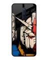 Shop Transformer Art Premium Glass Case for OnePlus 8 (Shock Proof,Scratch Resistant)-Front
