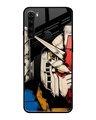 Shop Transformer Art Premium Glass Case for Redmi Note 8 (Shock Proof,Scratch Resistant)-Front