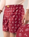 Shop Travel All Over All Over Printed Boxer-Front