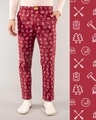Shop Travel All Over All Over Printed Pyjamas-Front