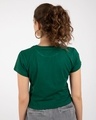 Shop Travel Minimal Round Neck Crop Top T-Shirt-Design