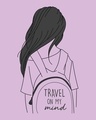 Shop Travel On My Mind Boyfriend T-Shirt-Full
